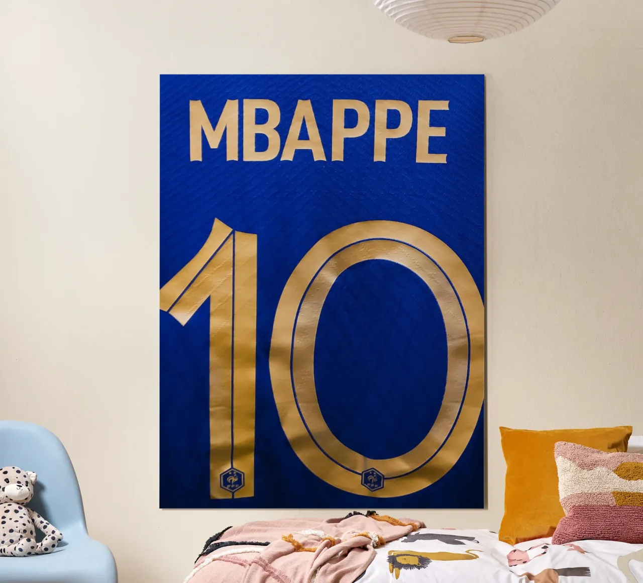 Maglia della Nazionale francese numero 10 Mbappé poster da dark eagle