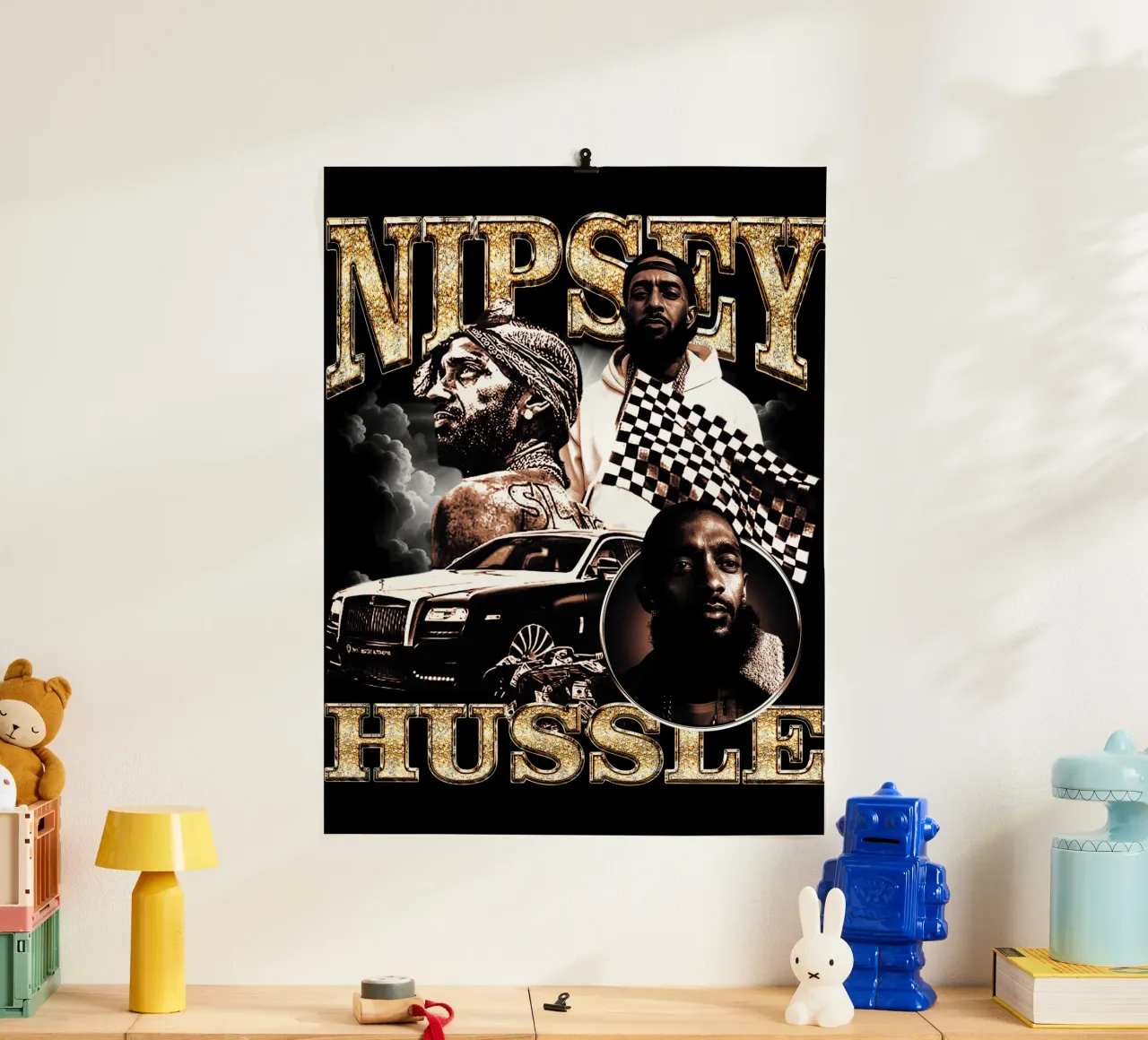 Vintage Rap Nipsey Hussle poster da itzmyui