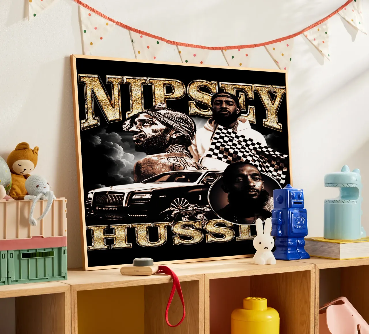Vintage Rap Nipsey Hussle poster da itzmyui