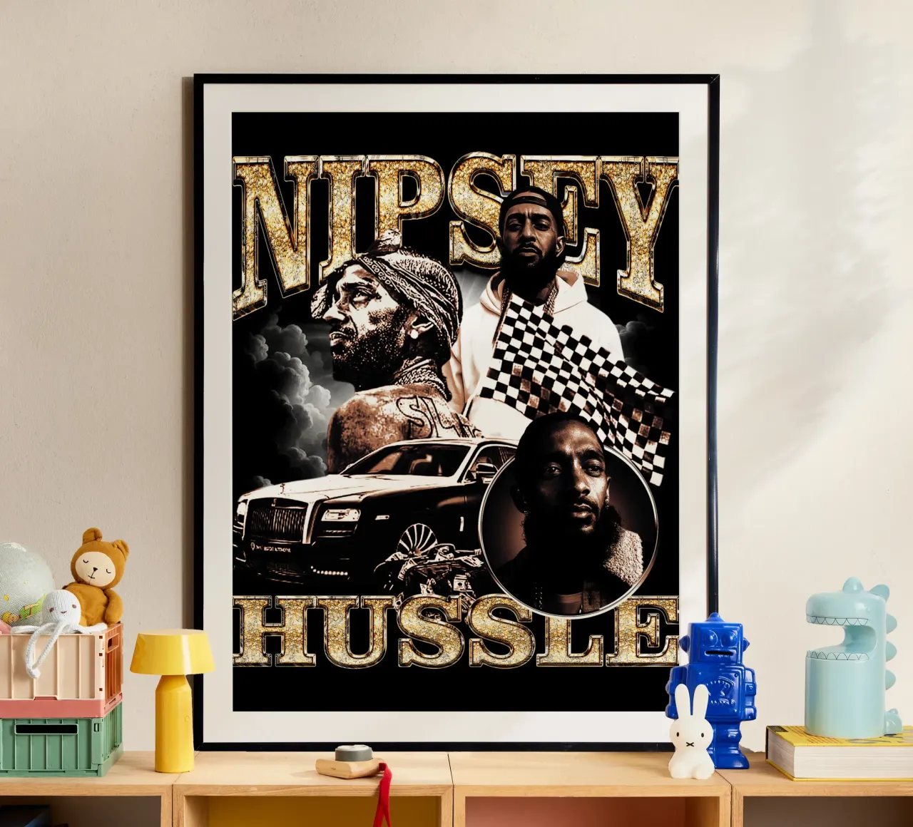 Vintage Rap Nipsey Hussle poster da itzmyui