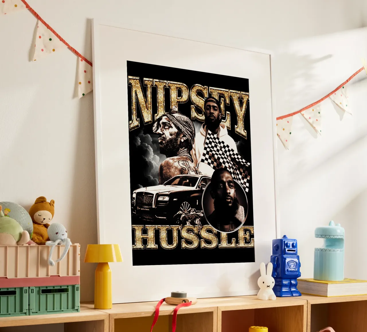 Vintage Rap Nipsey Hussle poster da itzmyui