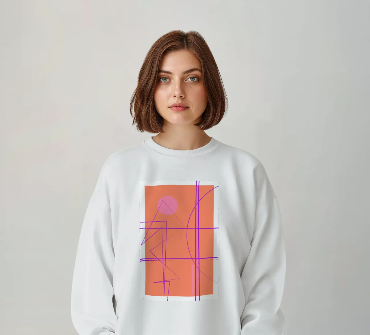 Angular Lines No 11 felpa da treechild