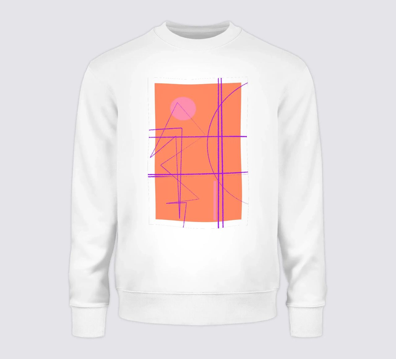 Angular Lines No 11 sweatshirt van treechild