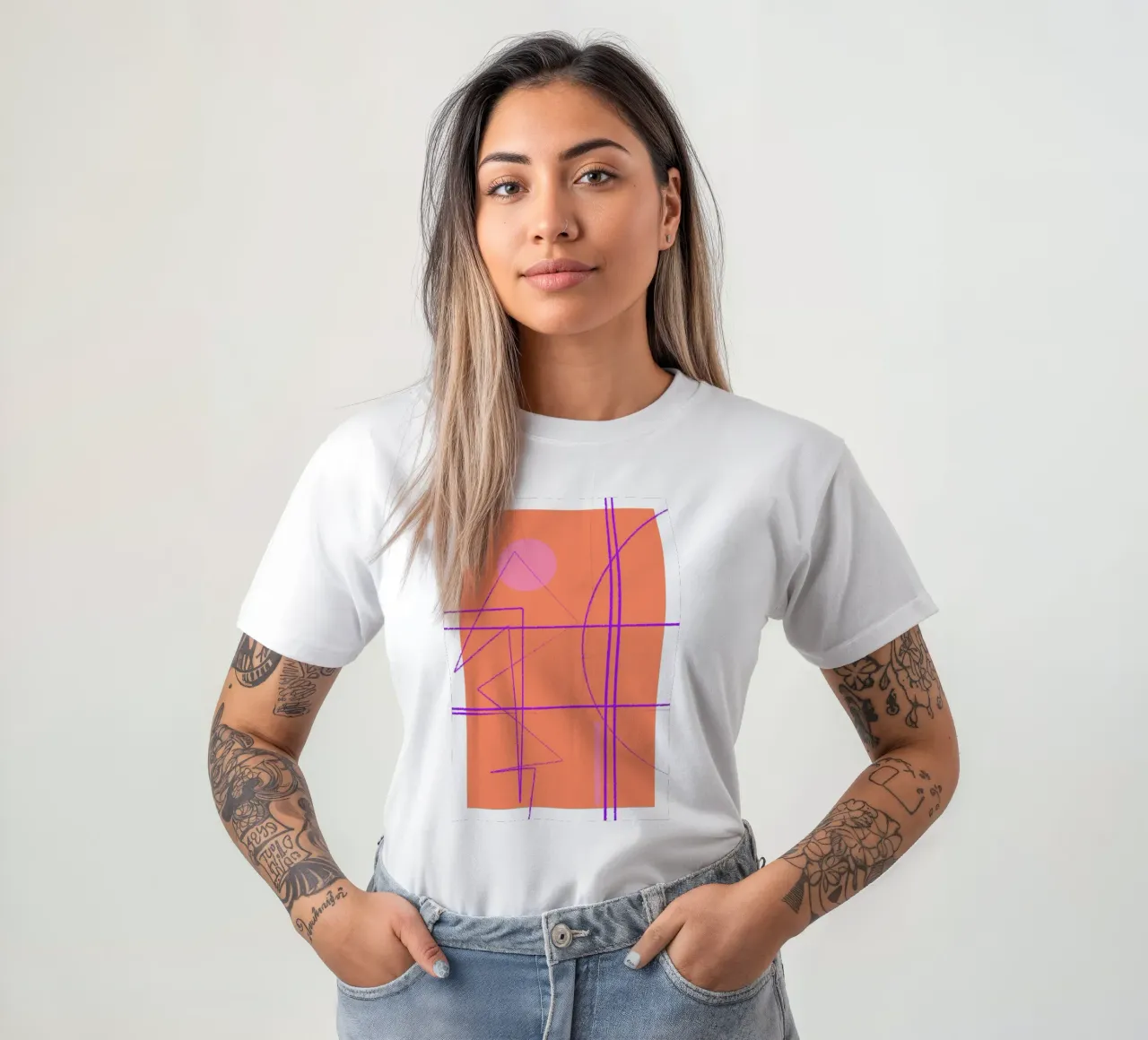 Angular Lines No 11 T-Shirt von treechild