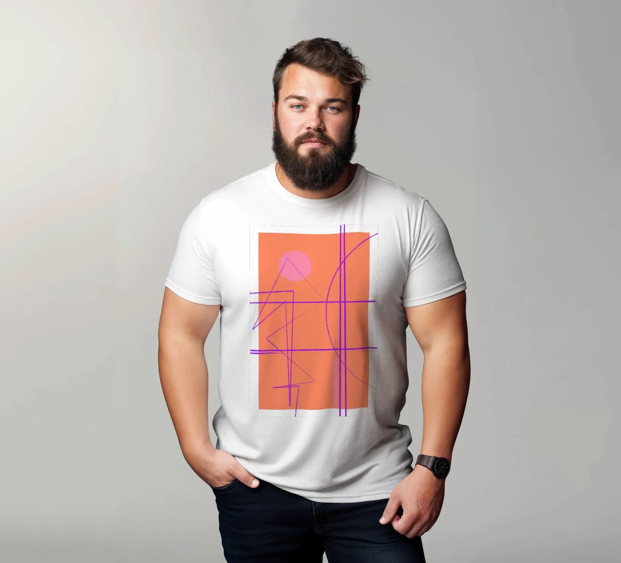Angular Lines No 11 t-shirt da treechild
