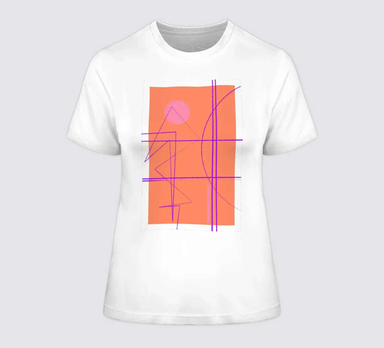Angular Lines No 11 Frauen T-Shirt von treechild