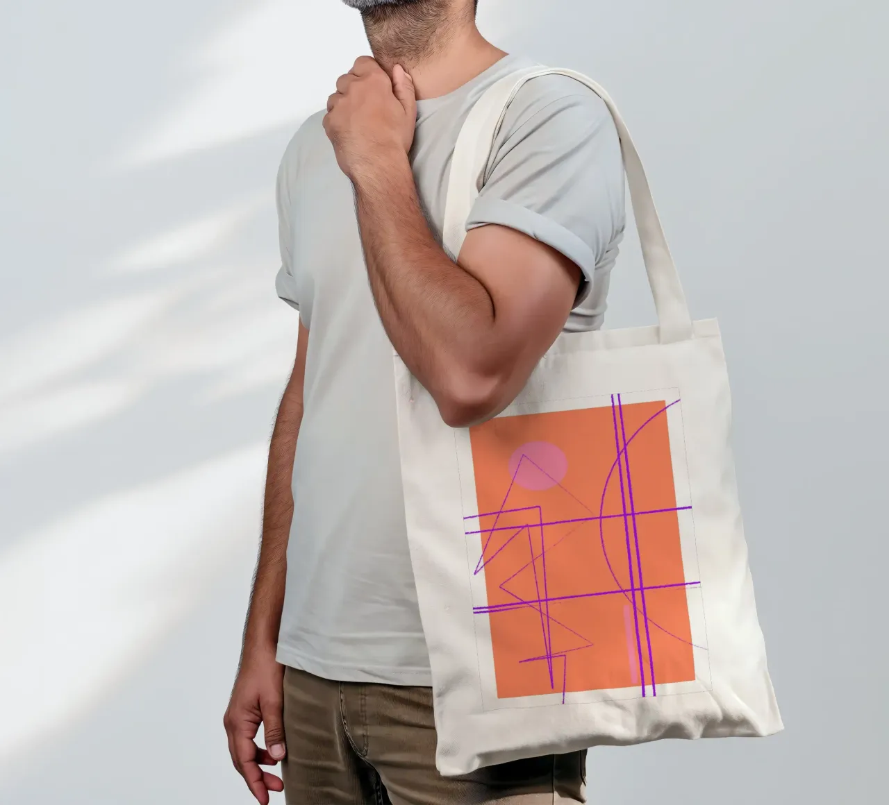 Angular Lines No 11 tote bag by treechild