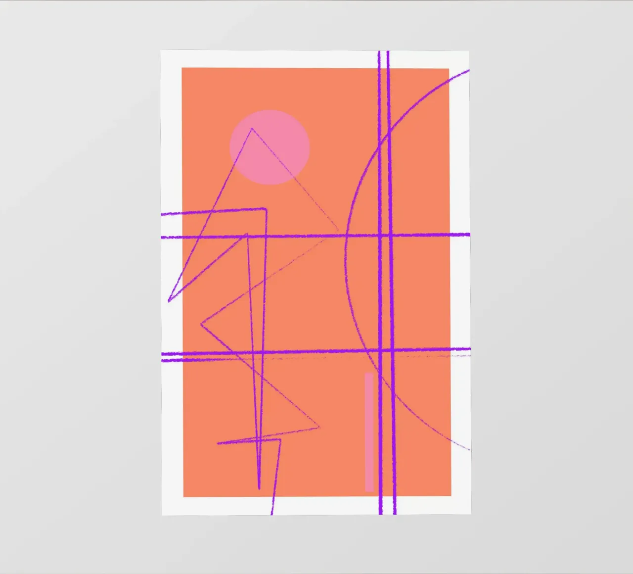Angular Lines No 11 Backlit Folie von treechild