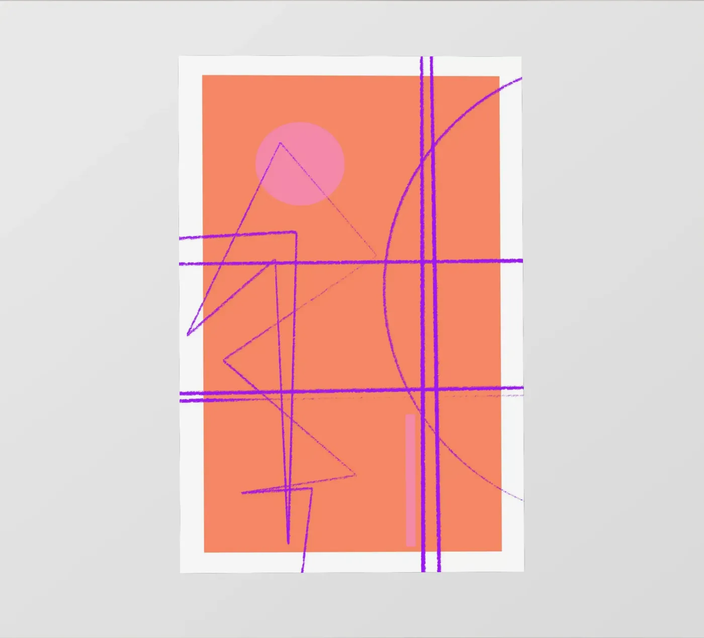 Angular Lines No 11 telo in pvc da treechild