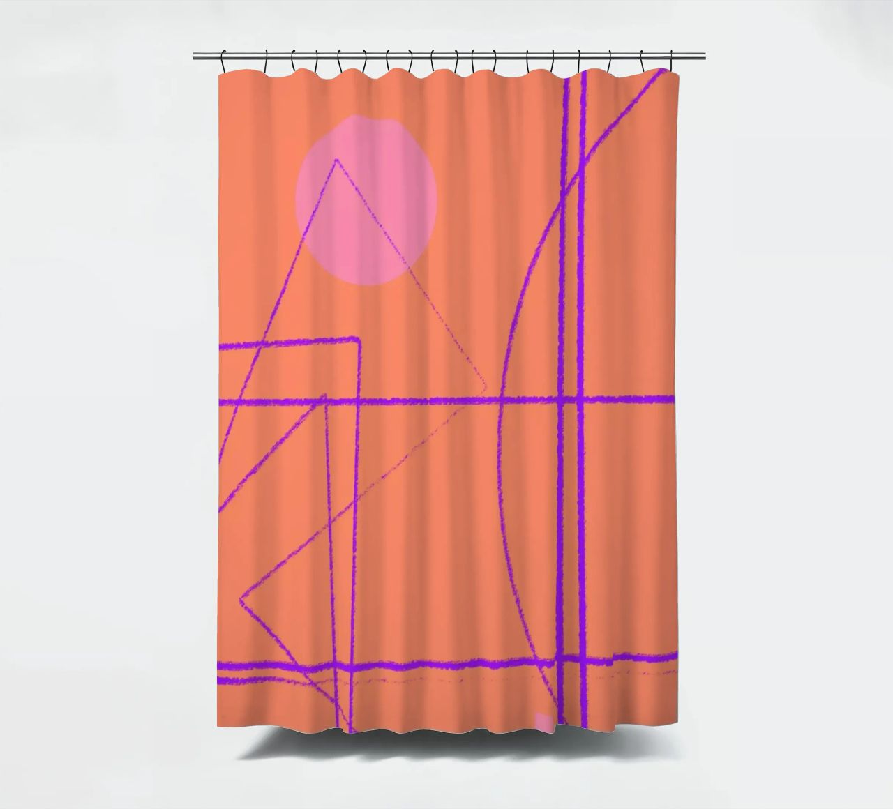 Angular Lines No 11 tenda da doccia da treechild