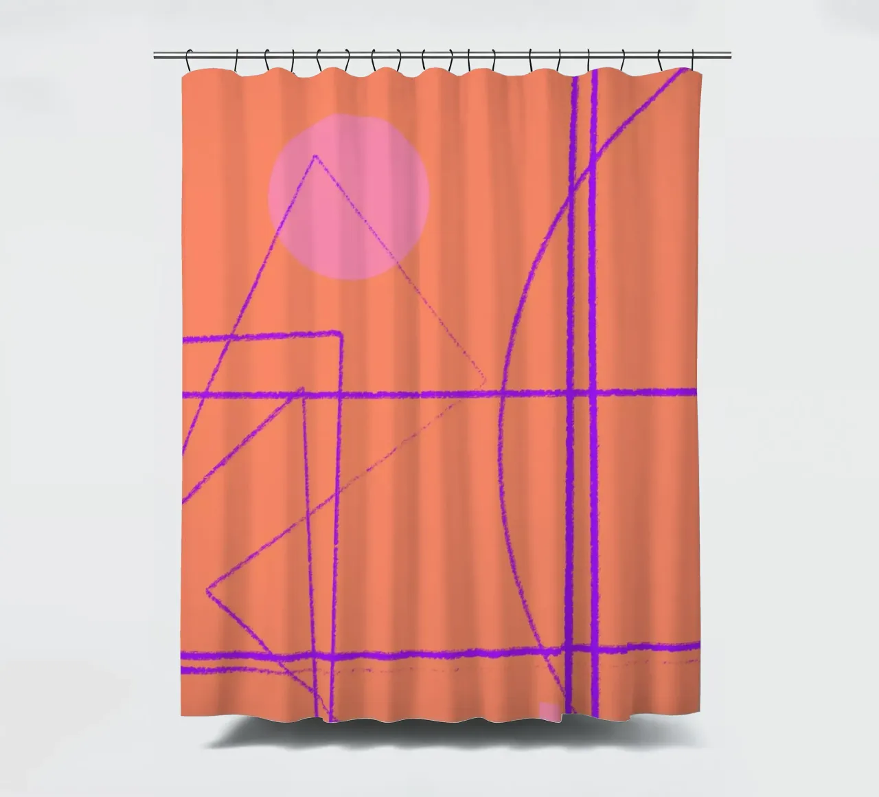Angular Lines No 11 Duschvorhang von treechild