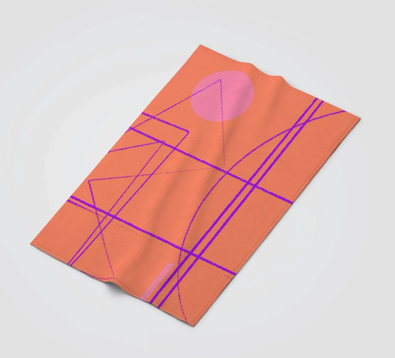 Angular Lines No 11 coperta in pile da treechild