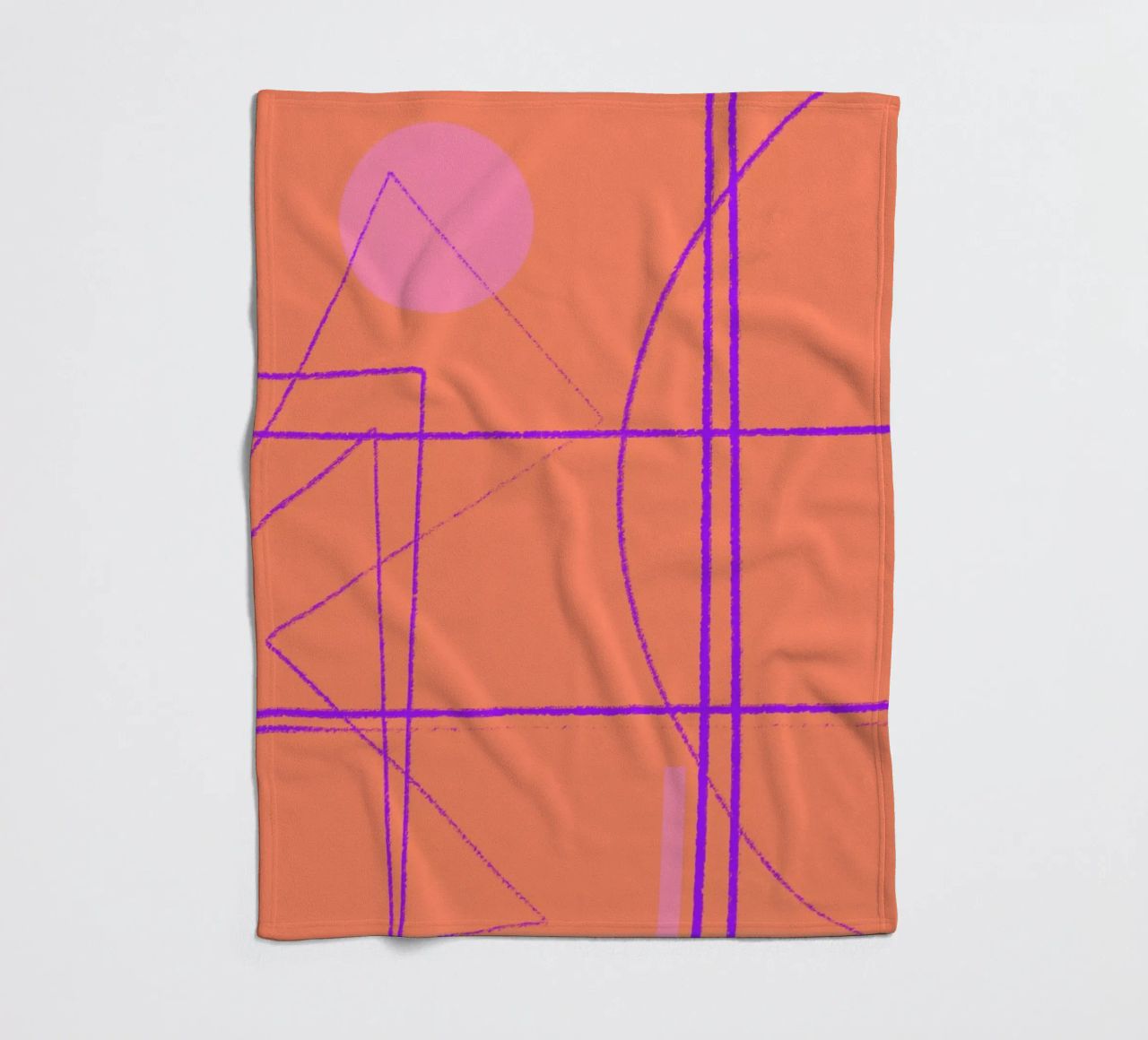 Angular Lines No 11 coperta in pile da treechild