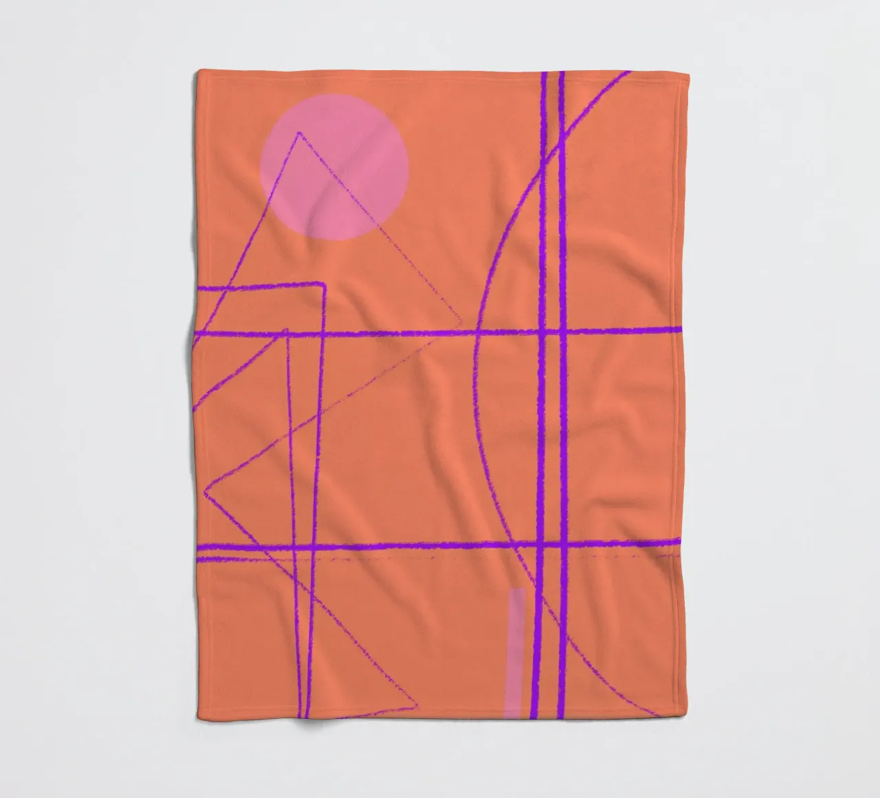Angular Lines No 11 Fleecedecke von treechild