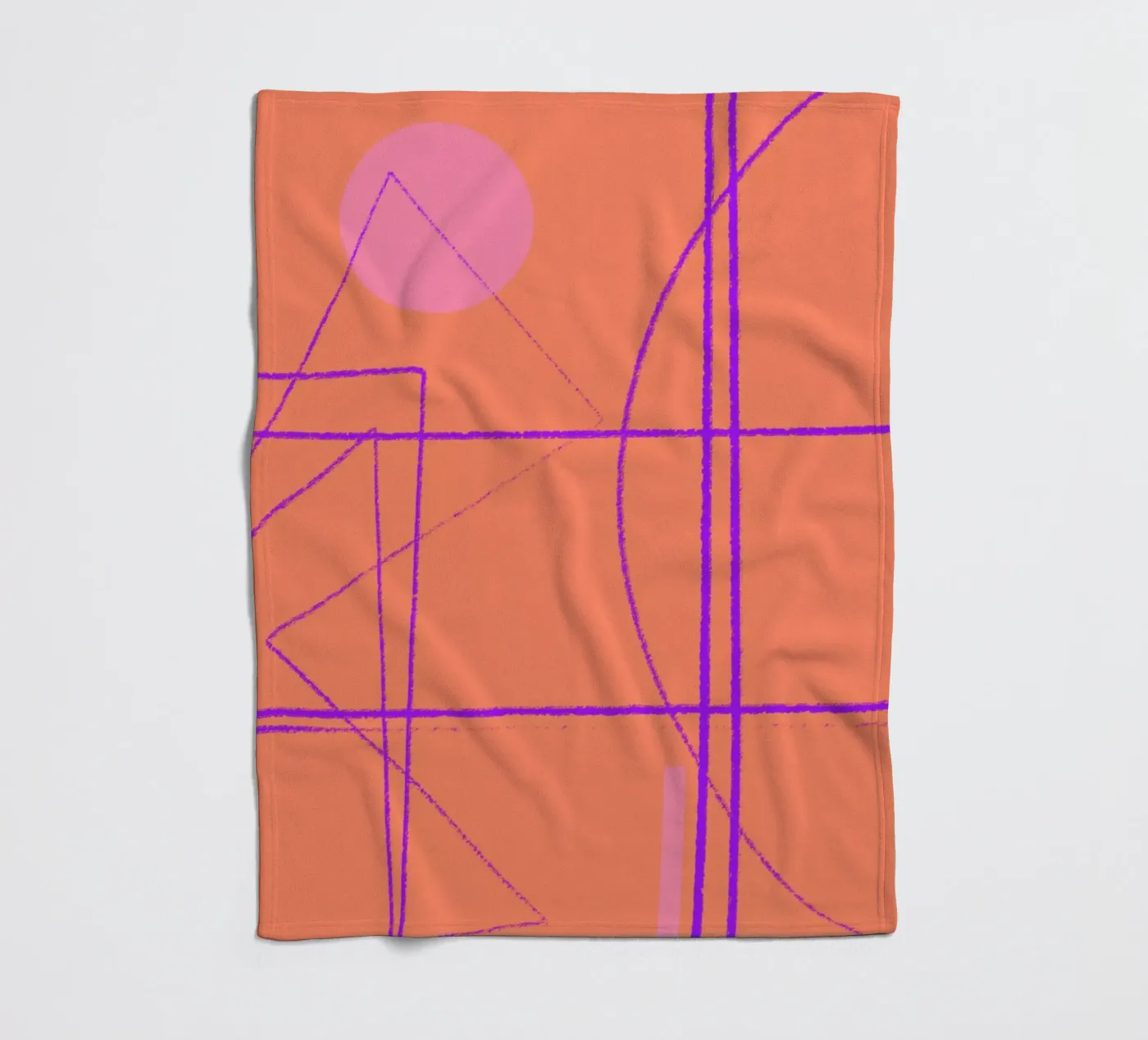 Angular Lines No 11 Fleecedecke von treechild