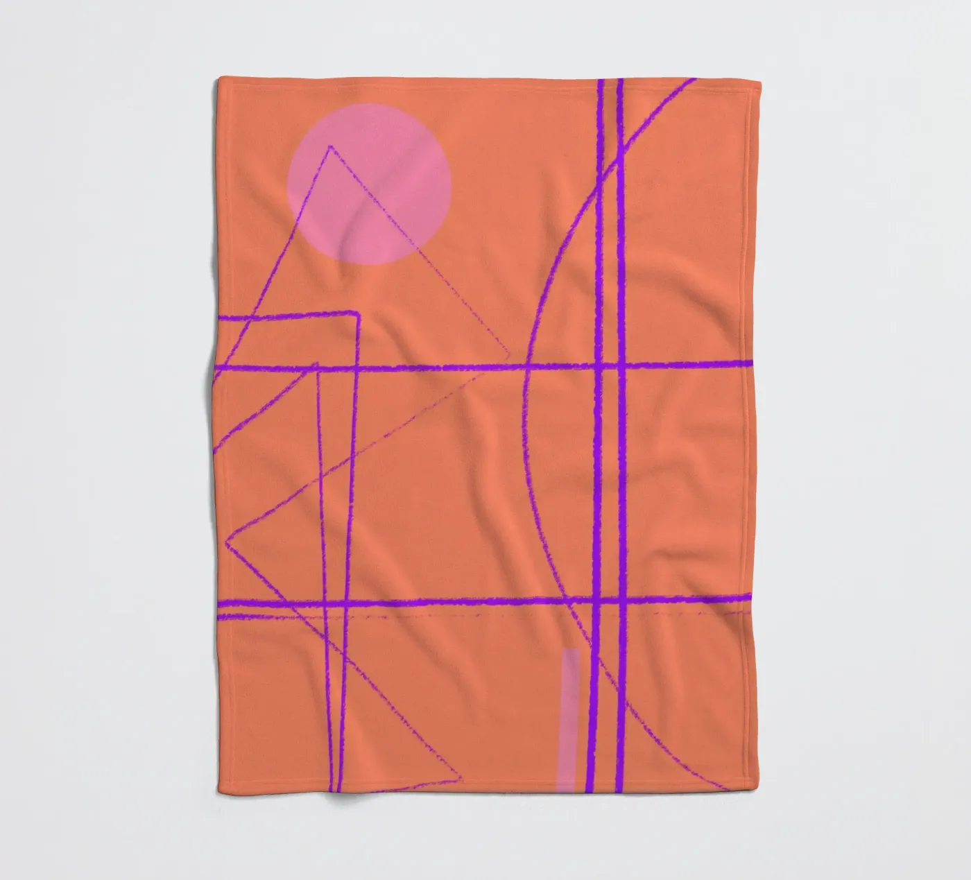 Angular Lines No 11 plaid polaire de treechild