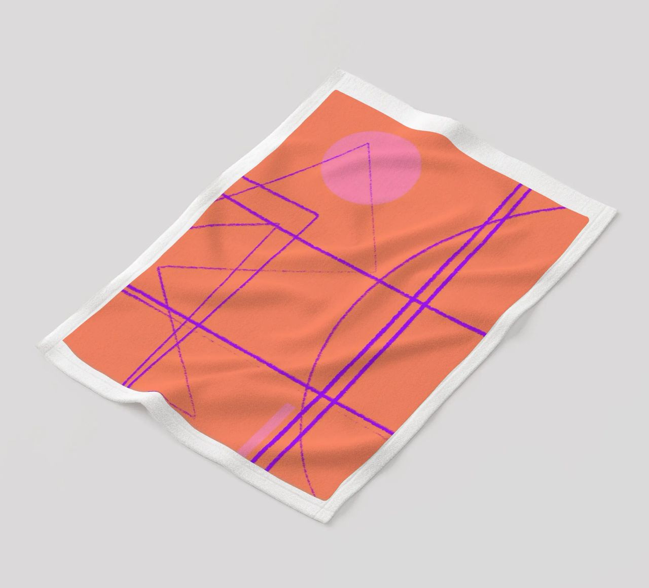 Angular Lines No 11 coperta in pile da treechild
