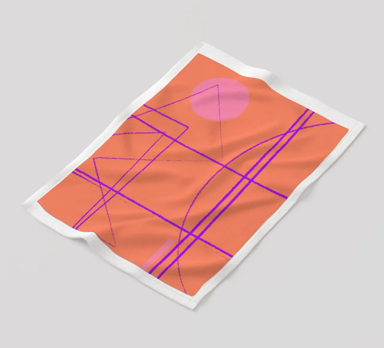 Angular Lines No 11 plaid polaire de treechild