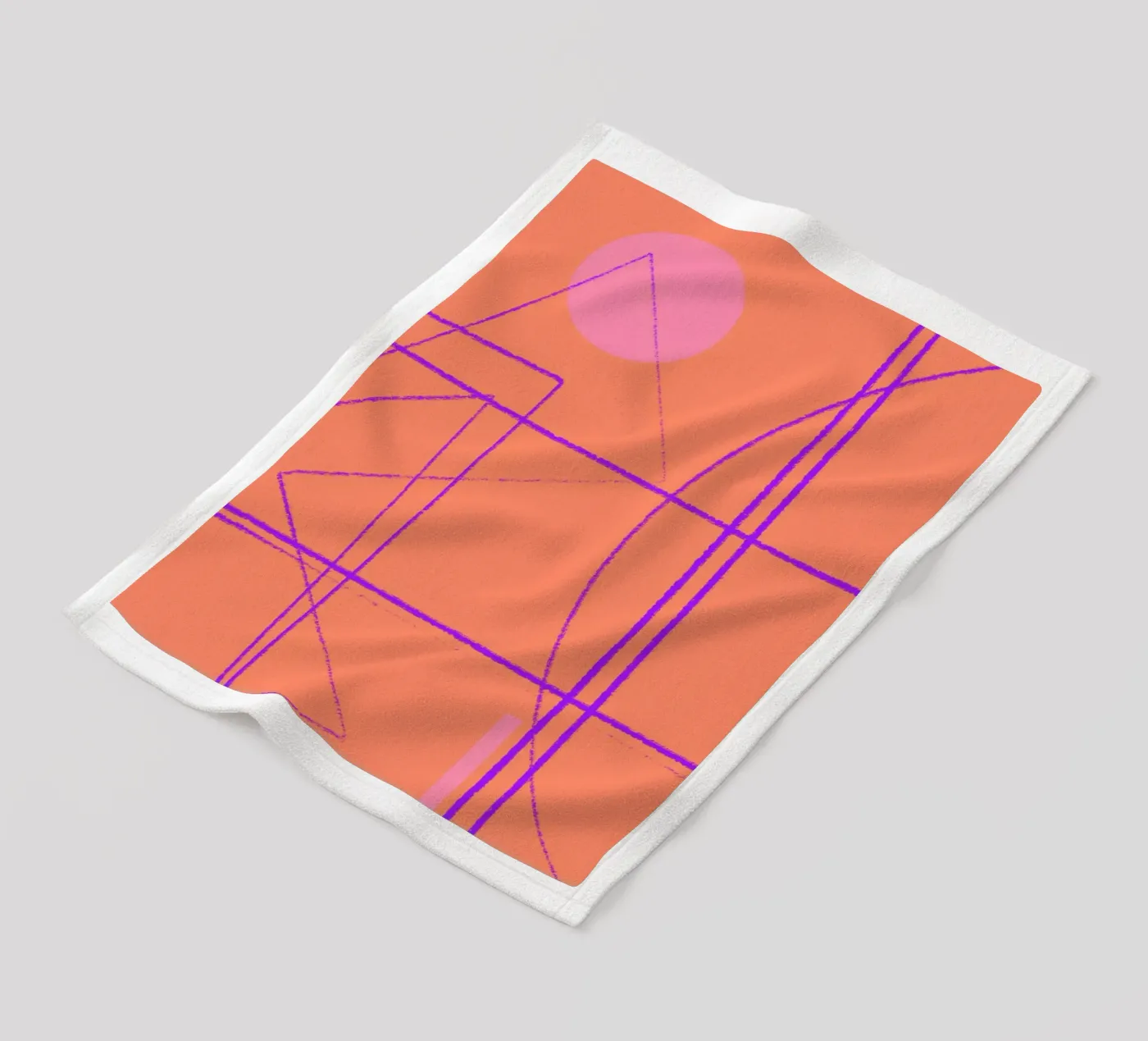 Angular Lines No 11 plaid polaire de treechild