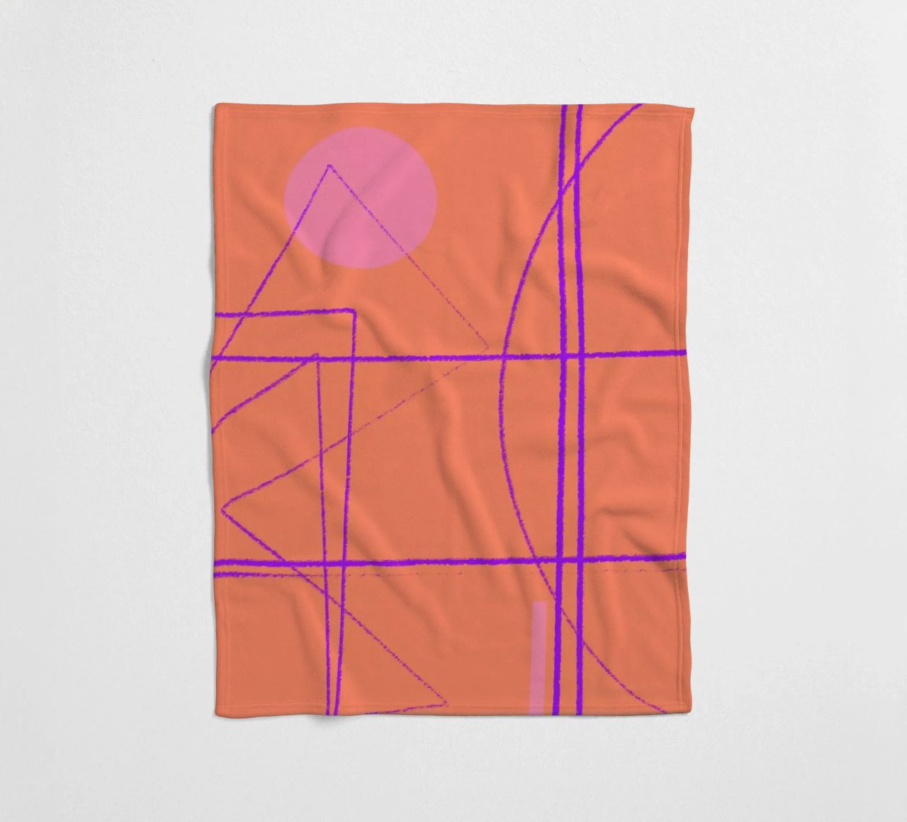 Angular Lines No 11 coperta in pile da treechild