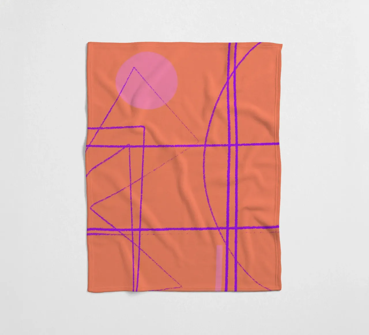 Angular Lines No 11 Fleecedecke von treechild