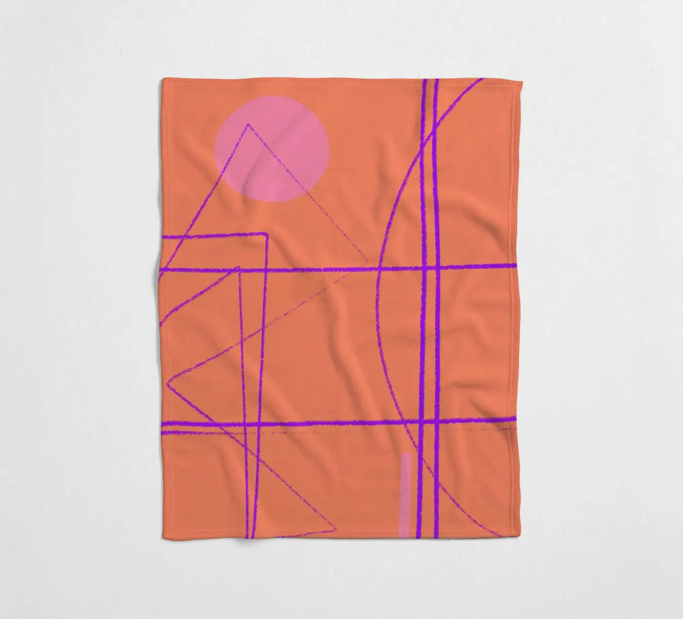Angular Lines No 11 Fleecedecke von treechild