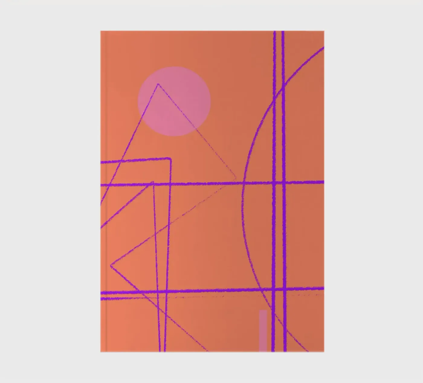 Angular Lines No 11 notebook by treechild