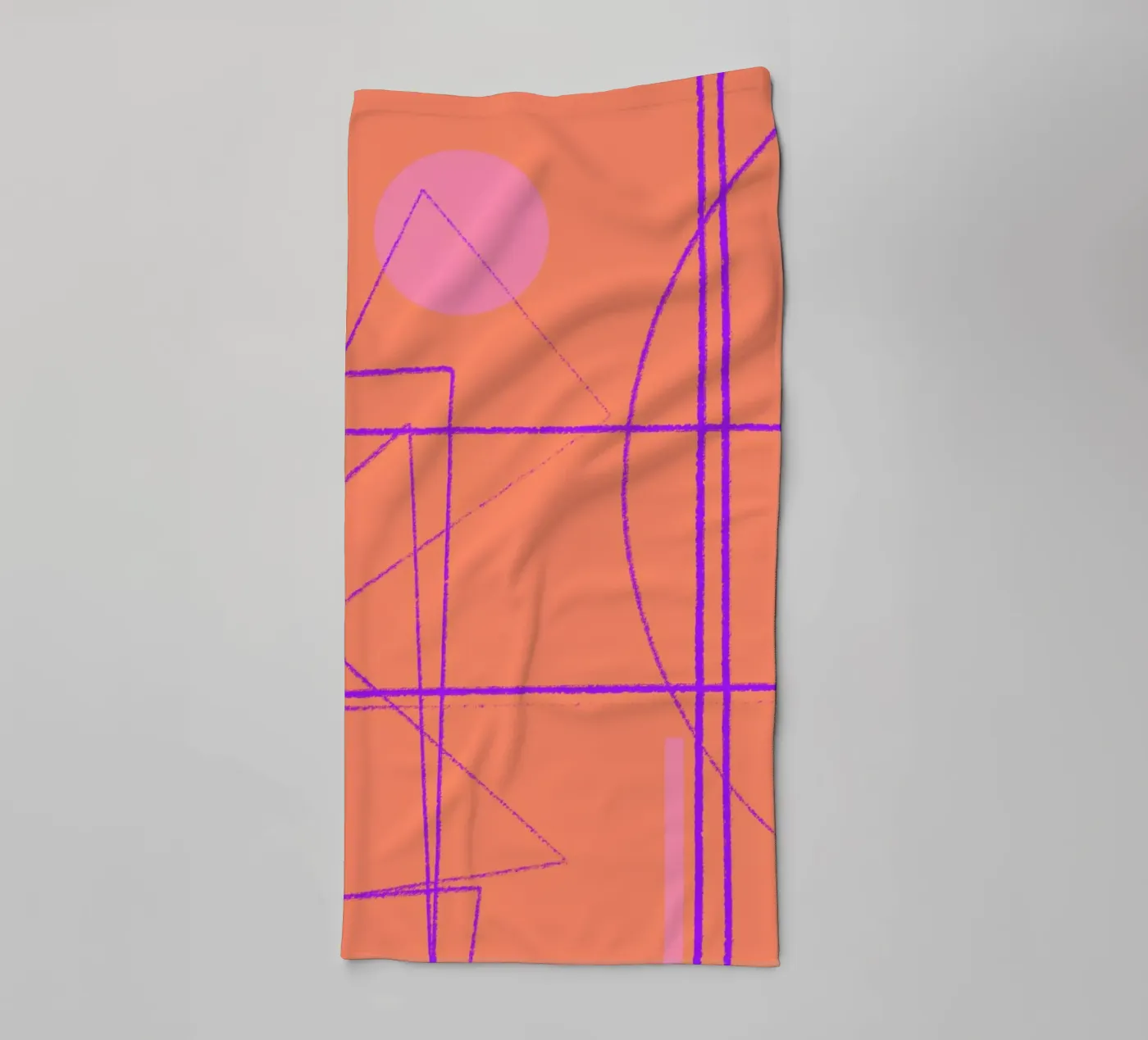 Angular Lines No 11 badhanddoek van treechild