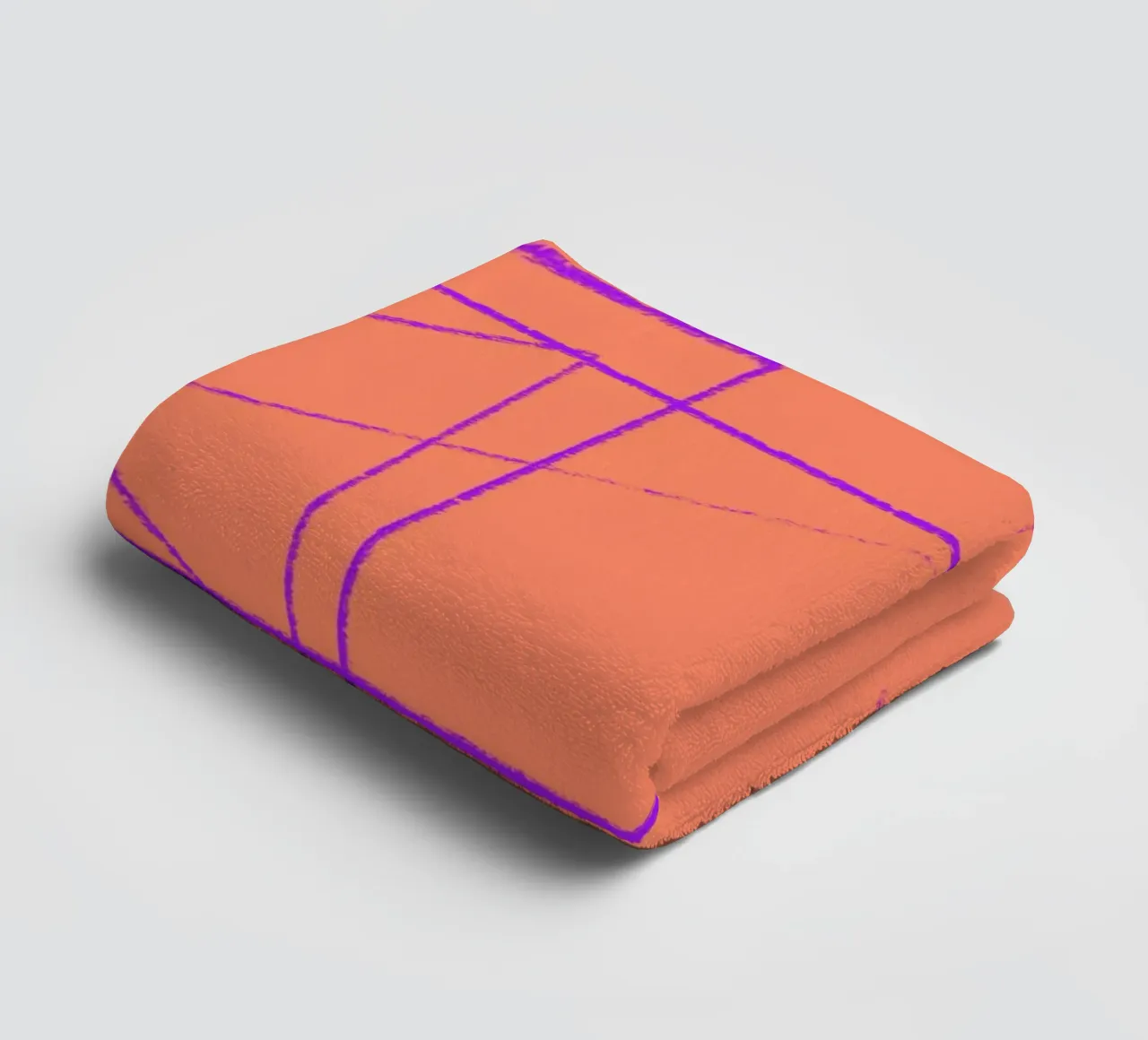 Angular Lines No 11 towel by treechild