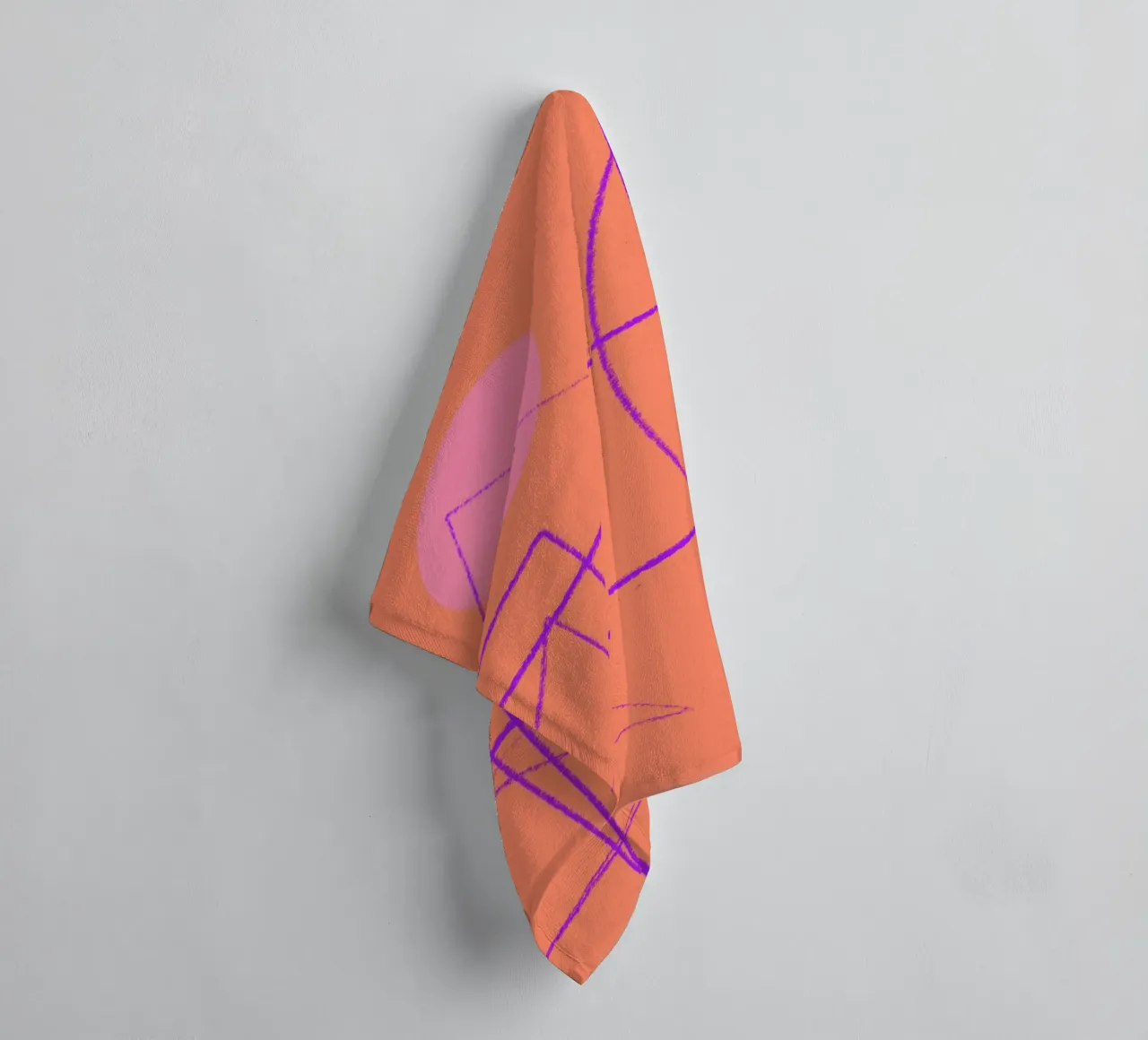 Angular Lines No 11 Handtuch von treechild