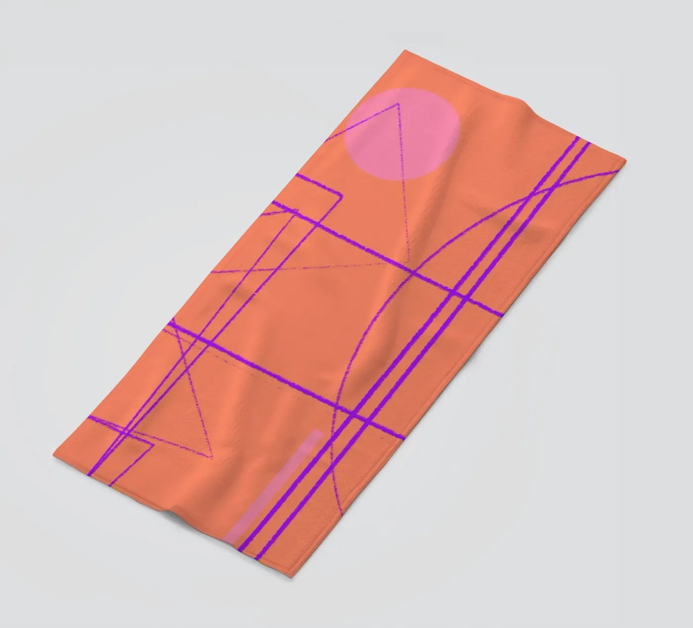 Angular Lines No 11 strandhanddoek van treechild