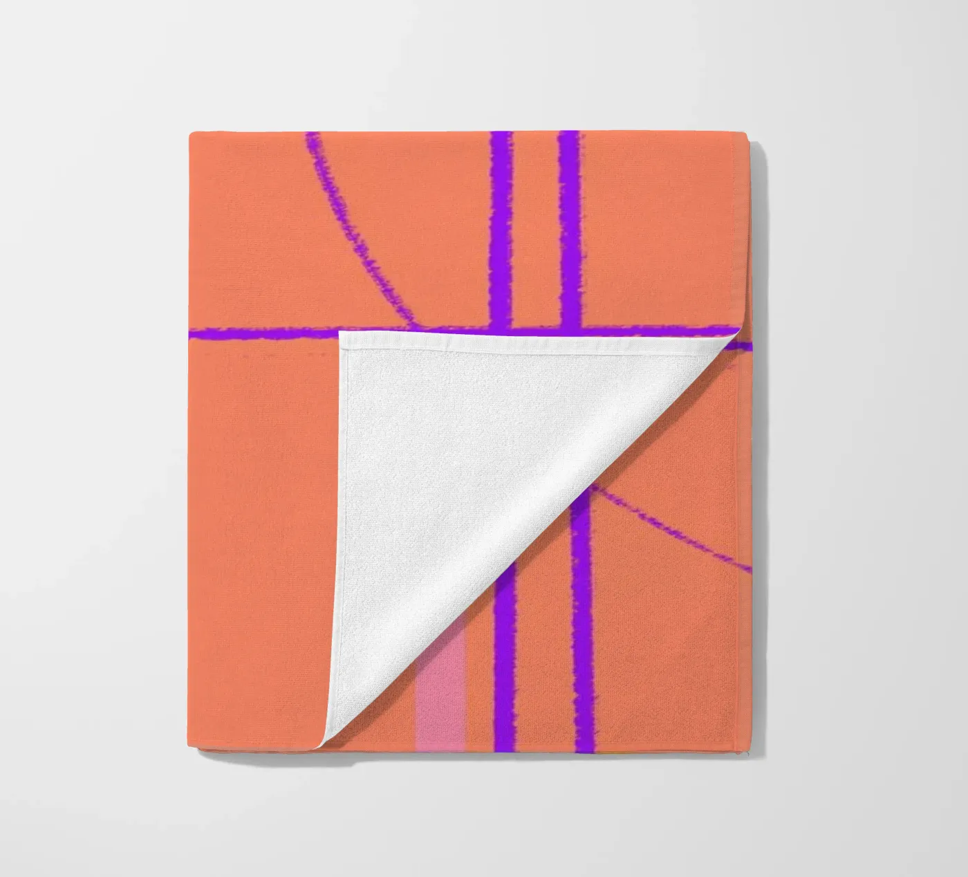 Angular Lines No 11 strandhanddoek van treechild