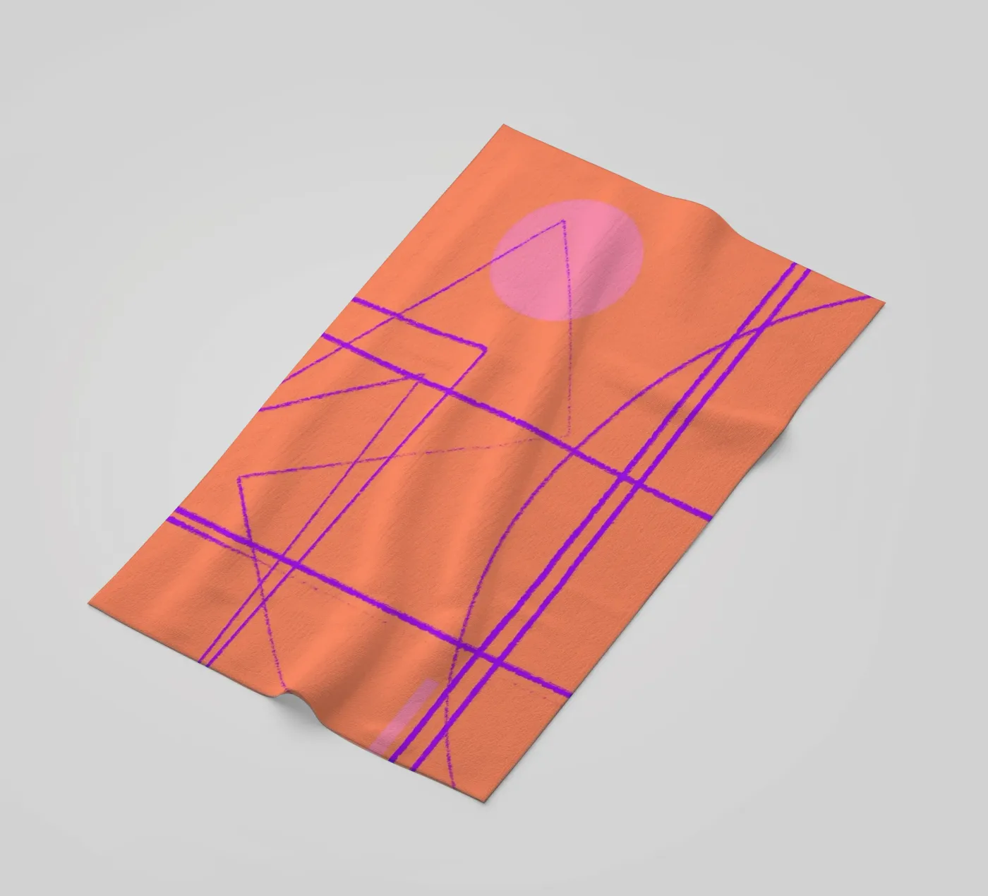 Angular Lines No 11 strandhanddoek van treechild