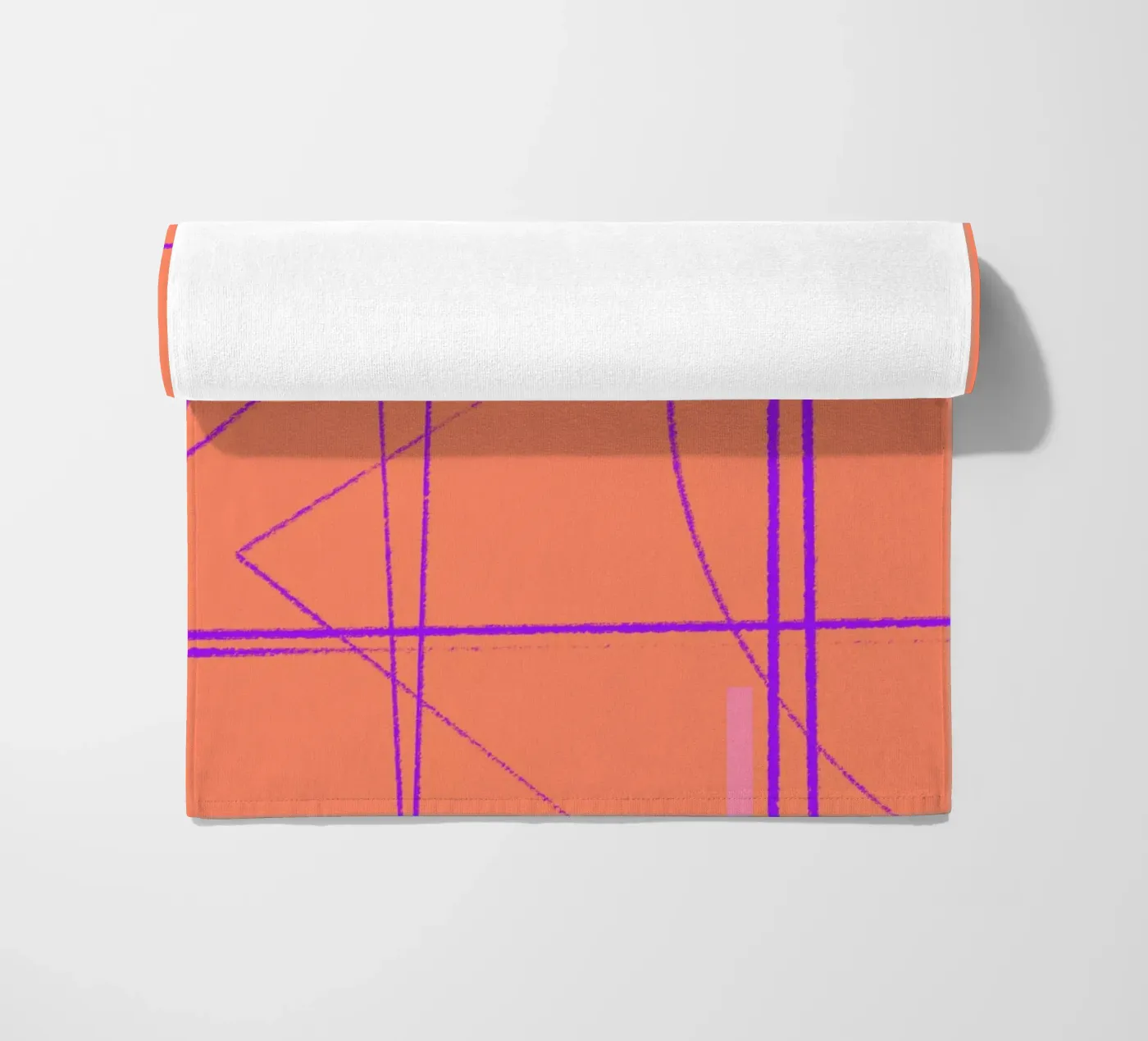 Angular Lines No 11 strandhanddoek van treechild