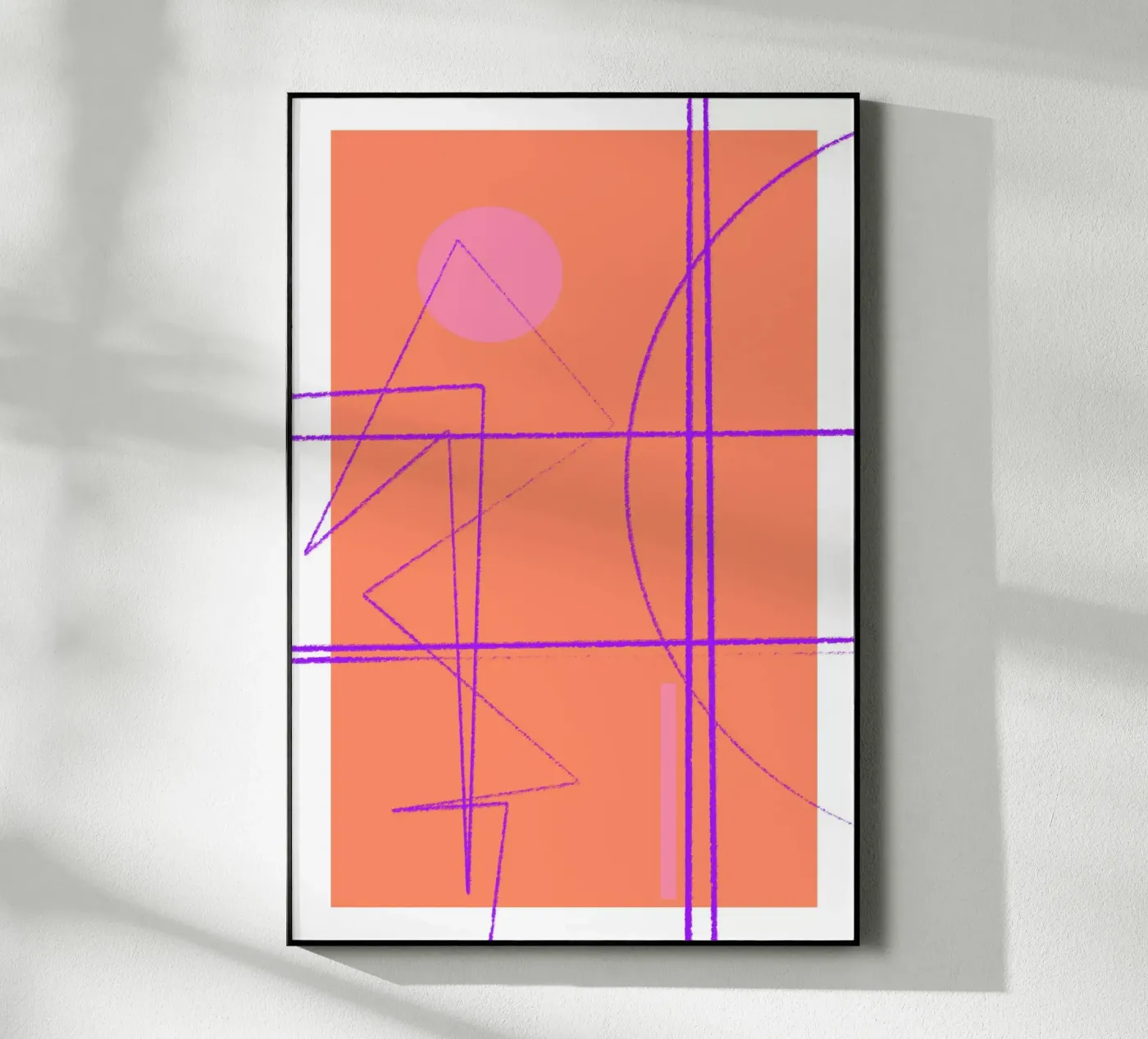 Angular Lines No 11 acryl van treechild