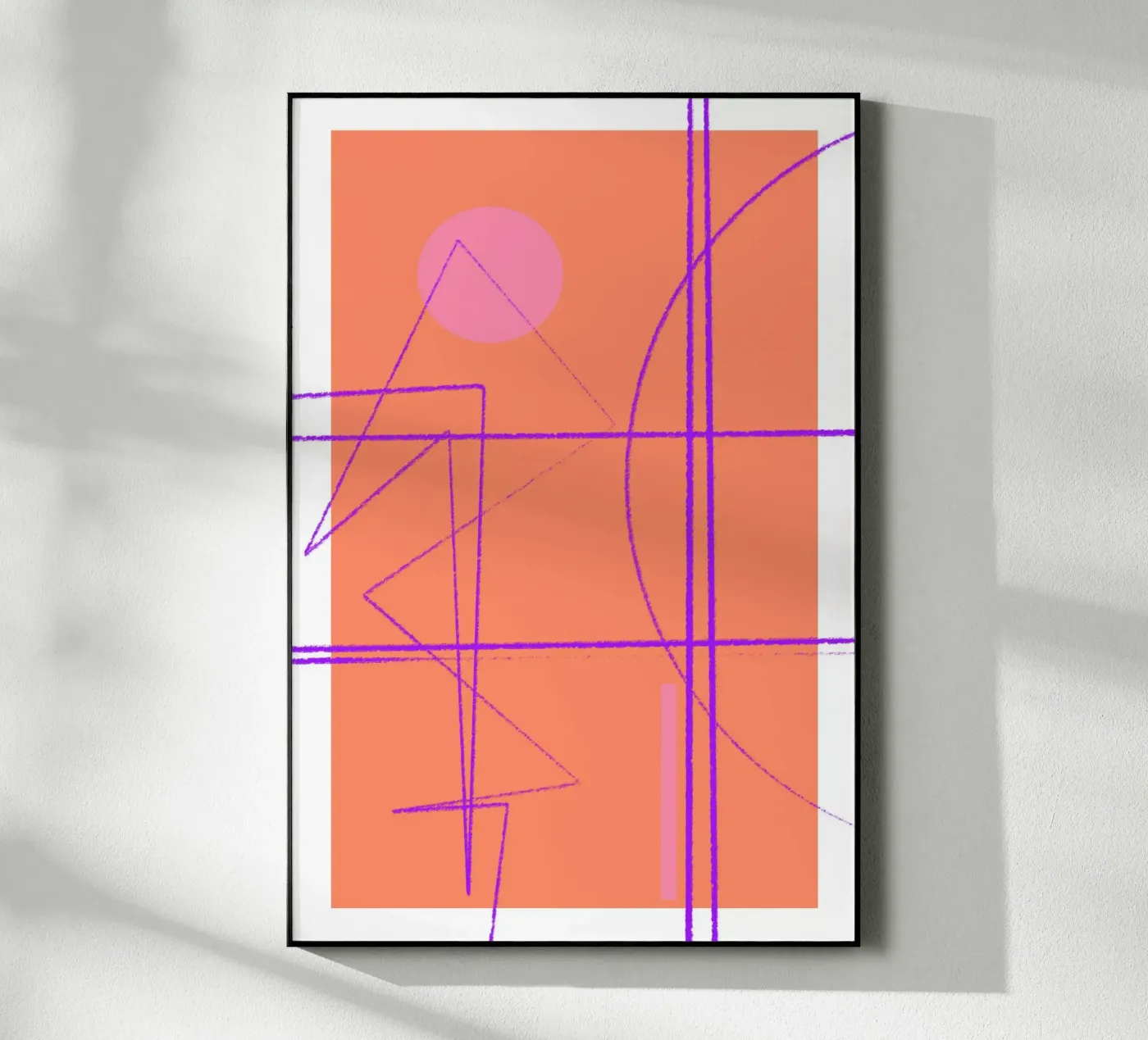 Angular Lines No 11 acrylic glass by treechild