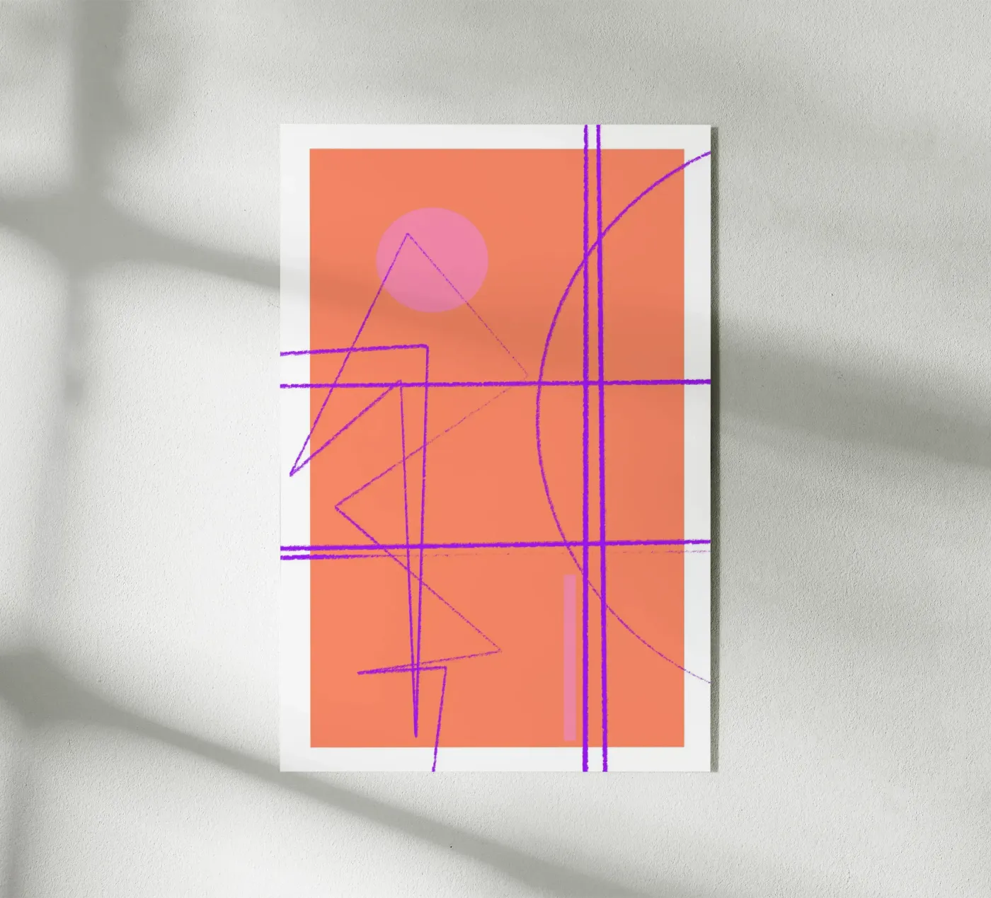 Angular Lines No 11 acrylic glass by treechild