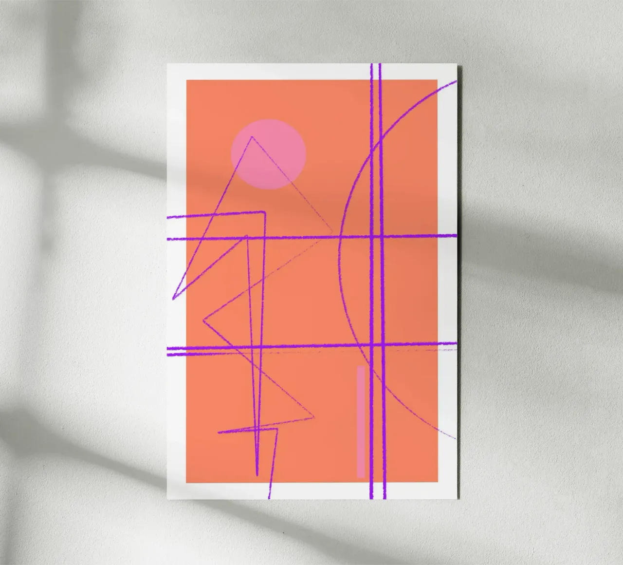 Angular Lines No 11 Alu-Dibond von treechild