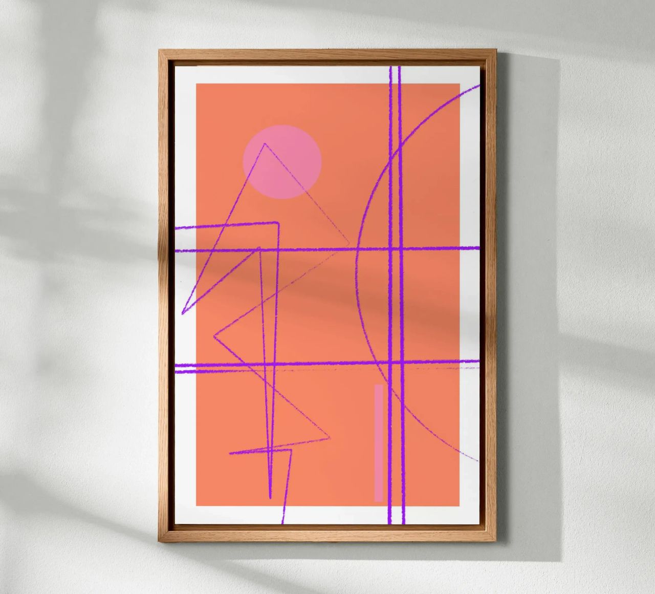 Angular Lines No 11 canvas van treechild