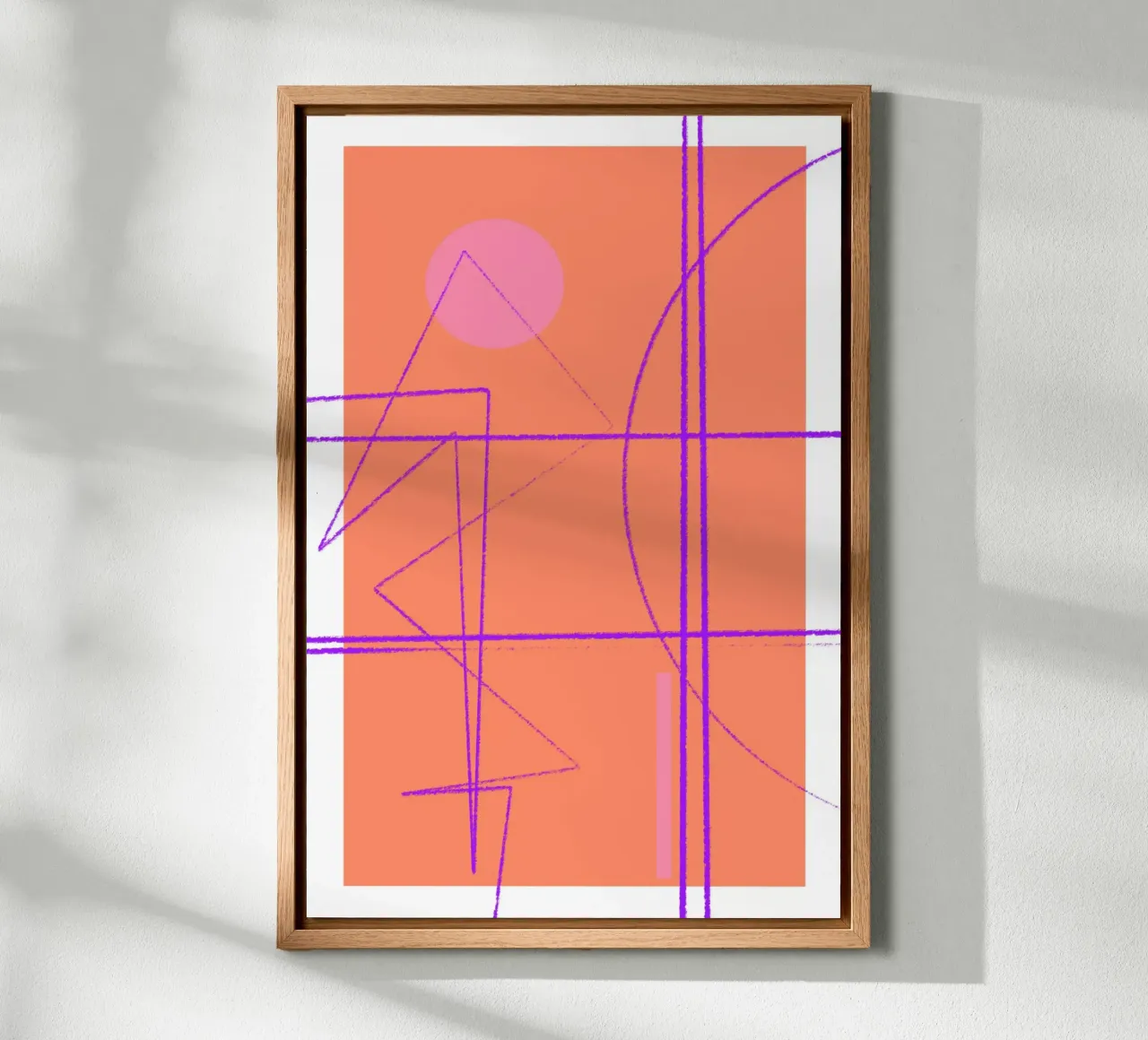 Angular Lines No 11 canvas van treechild