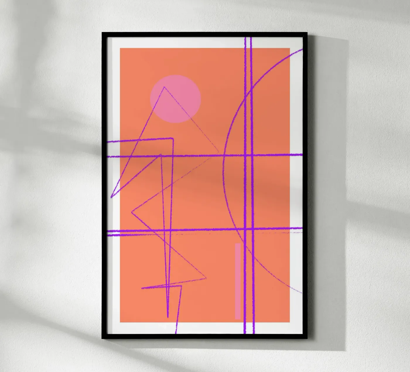 Angular Lines No 11 poster by treechild