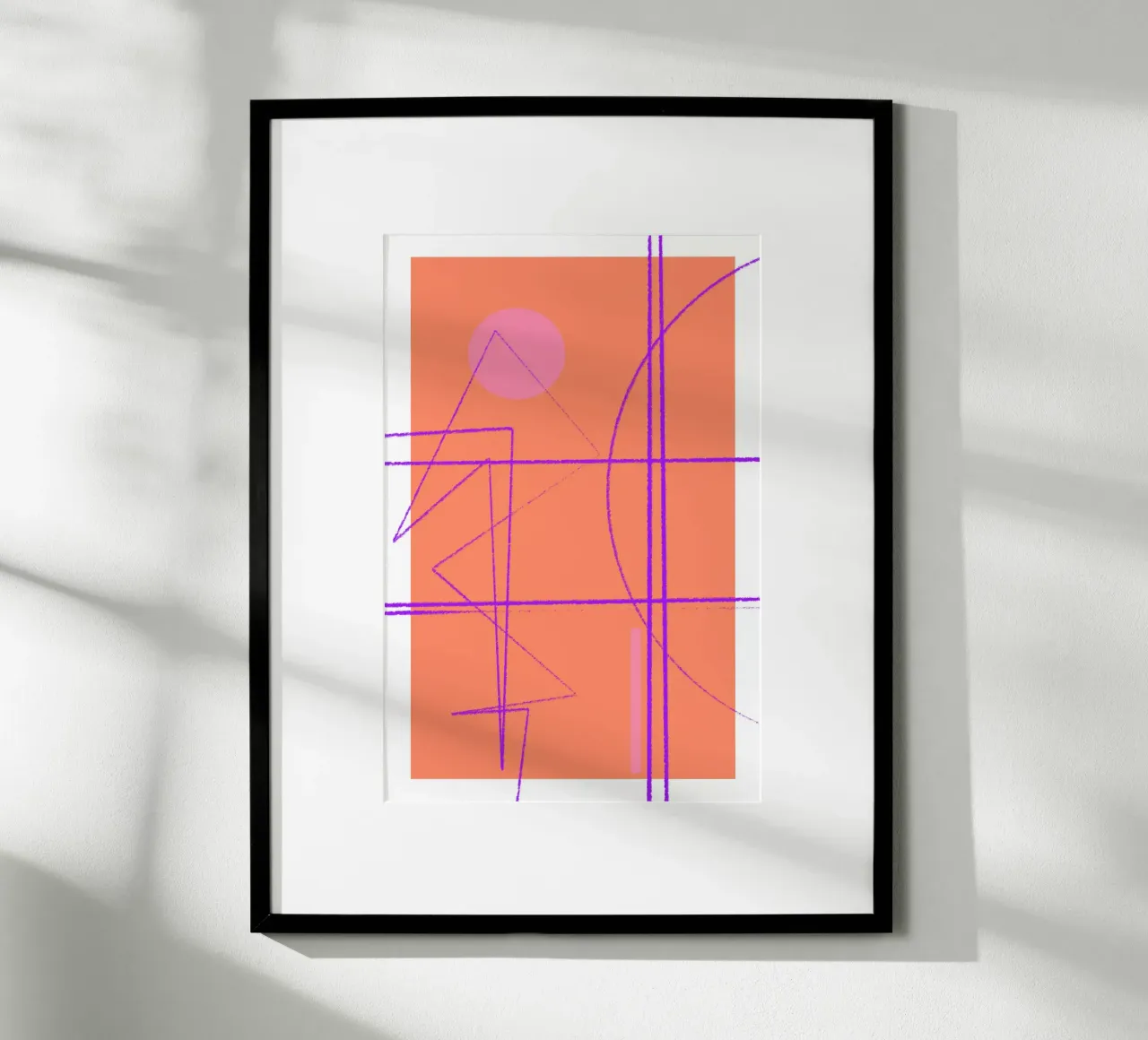 Angular Lines No 11 hahnemühle de treechild