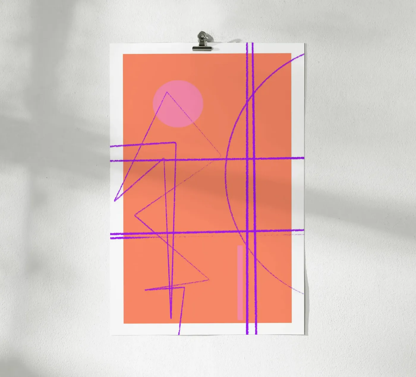 Angular Lines No 11 poster by treechild