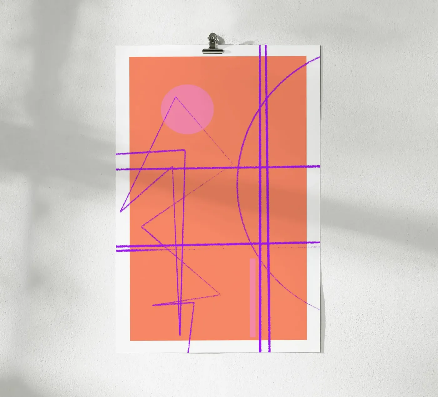 Angular Lines No 11 poster van treechild