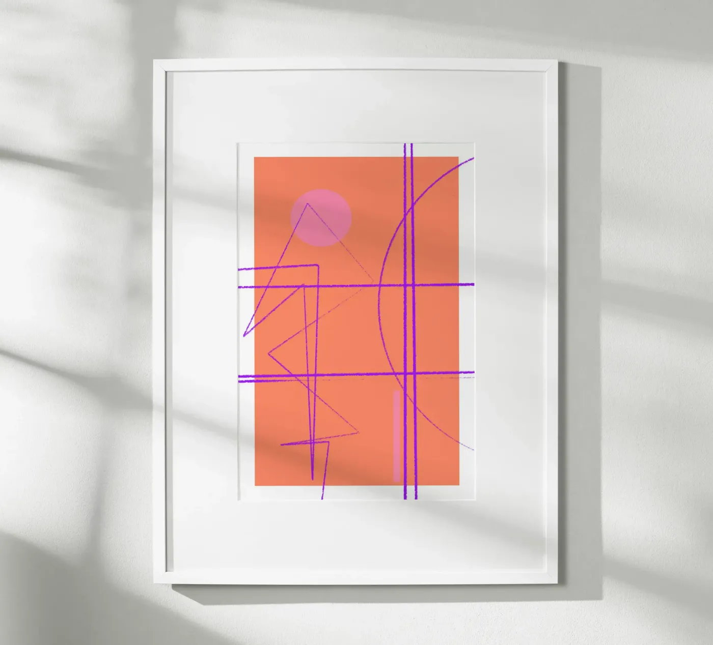 Angular Lines No 11 poster van treechild