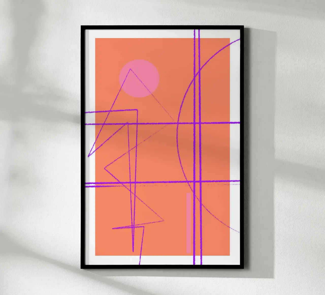 Angular Lines No 11 hahnemühle de treechild