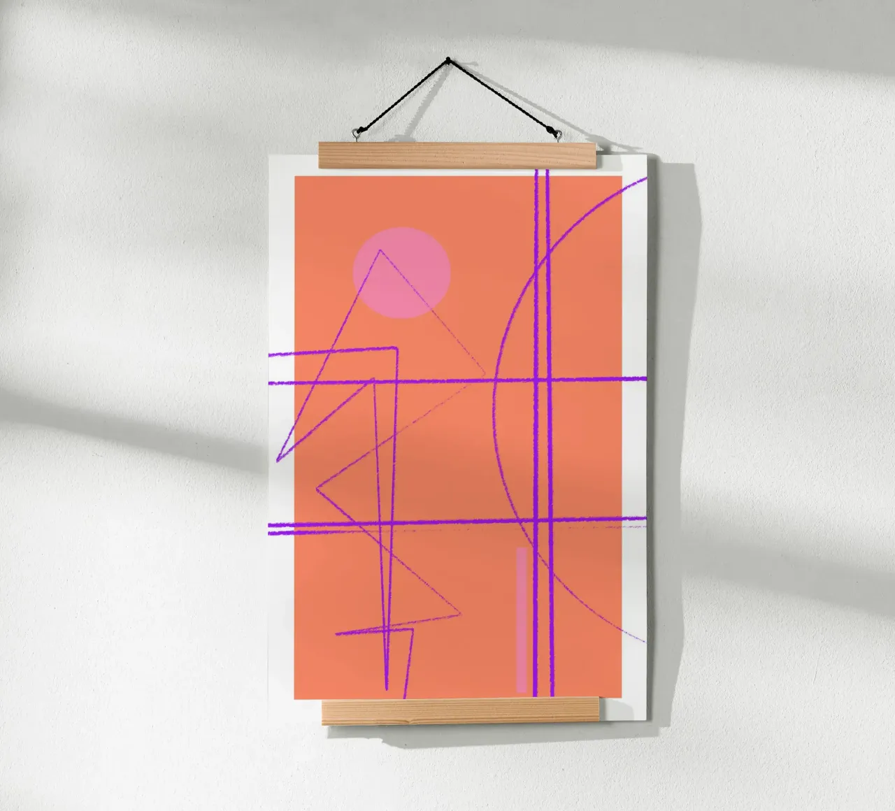 Angular Lines No 11 hahnemühle de treechild