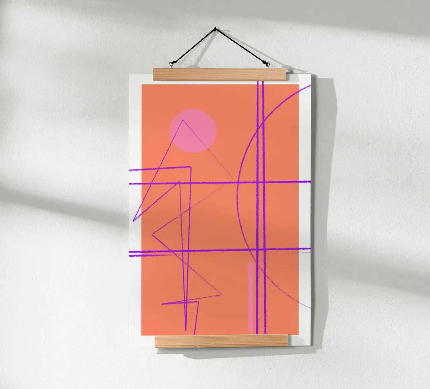 Angular Lines No 11 poster van treechild