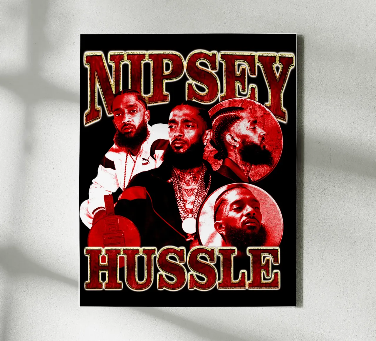 Hip Hop Nipsey Hussle canvas with Floater frame by itzmyui