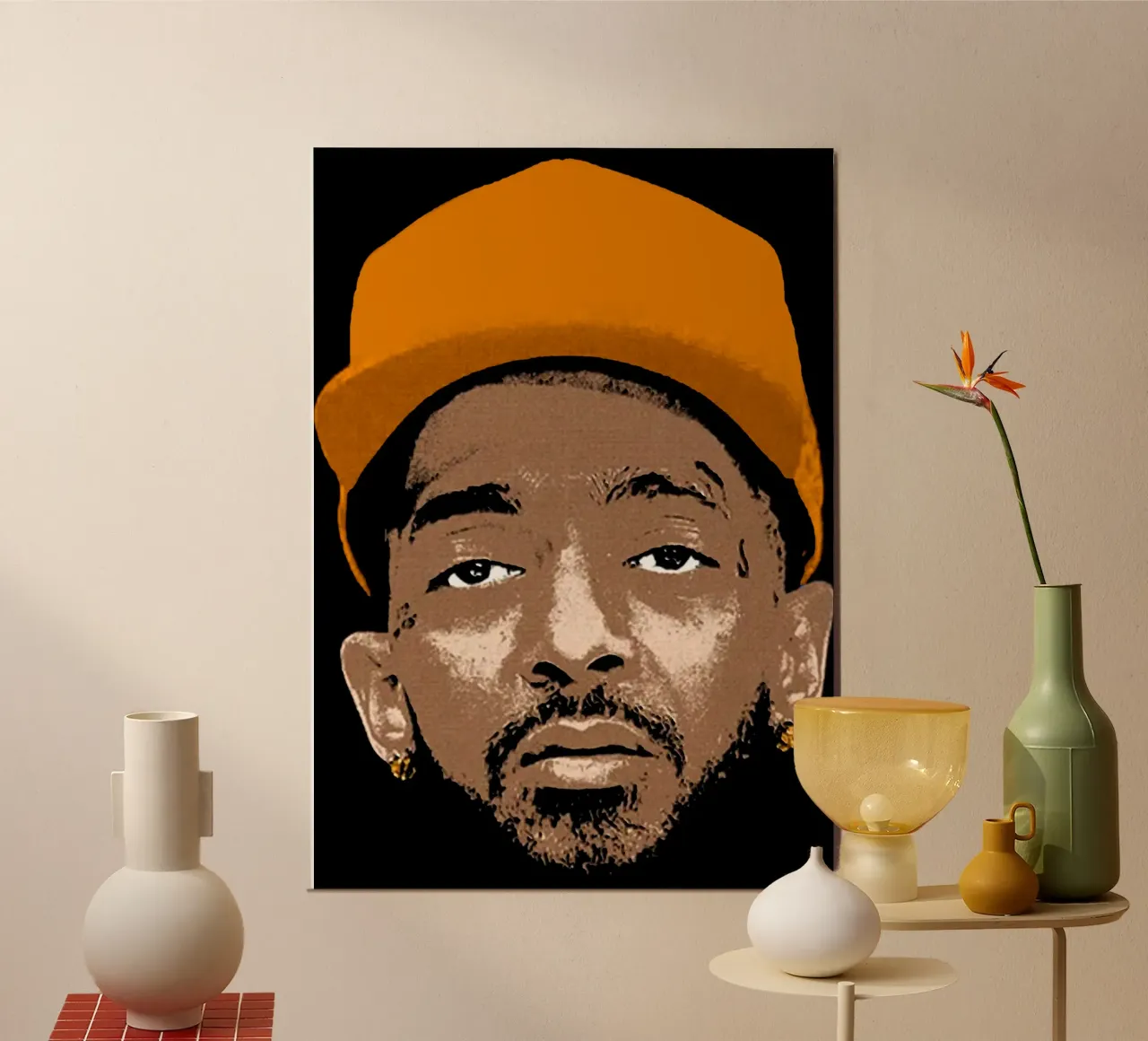 silhouette Face Nipsey Hussle poster da itzmyui